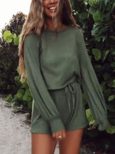 Load image into Gallery viewer, Round Neck Long Sleeve Simple Women's Suit