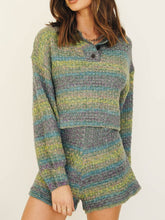 Load image into Gallery viewer, V-neck Button Loose Set