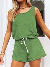 Load image into Gallery viewer, Two-piece Solid Color Vest Lace-up Pants