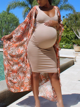 Load image into Gallery viewer, Sexy Sleeveless V-neck Solid Color Maternity Dress