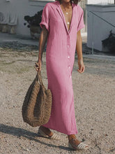 Load image into Gallery viewer, Casual Loose Solid Color Dress