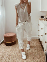 Load image into Gallery viewer, Solid Color Sleeveless T-Shirt