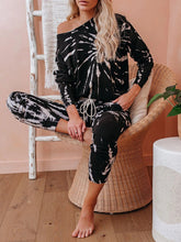 Load image into Gallery viewer, Casual Loose Fashion Comfortable Soft Long Sleeve Top Pants Tie-Dye Suit