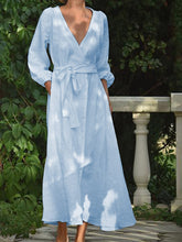 Load image into Gallery viewer, Casual Loose Solid Color Dress