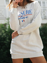 Load image into Gallery viewer, Simple Pattern Round Neck Long Sleeve for Women