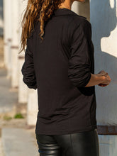 Load image into Gallery viewer, Long Sleeve Deep V Lapel Collar Blouses Casual T-Shirts