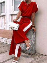 Load image into Gallery viewer, Fashion Casual Top Pants Color Matching Suit