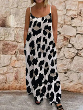 Load image into Gallery viewer, Camouflage Printing Sling Loose Casual Long Dress