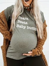 Load image into Gallery viewer, All-match Letter Printed Maternity Top