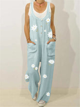 Load image into Gallery viewer, Little Flower Printed Casual Jumpsuit