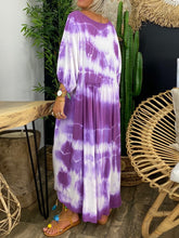 Load image into Gallery viewer, Bohemian Loose Casual Tie Dye Dress