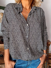 Load image into Gallery viewer, Printed Trendy Long-sleeved Blouses