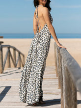 Load image into Gallery viewer, Leopard Print V-Neck Casual Dress