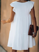 Load image into Gallery viewer, Romantic Sweet Simple Casual Loose Mini Dress