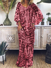 Load image into Gallery viewer, Casual Fashion Tie-dye Print Dress
