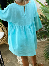 Load image into Gallery viewer, Simple Casual Loose V-Neck Mini Dress