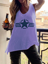 Load image into Gallery viewer, Vest Star Print Fashion Top