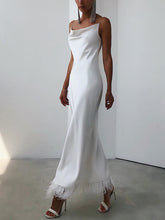 Load image into Gallery viewer, Elegant Fringed Suspender Dress