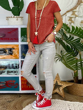 Load image into Gallery viewer, Casual Cutout T-Shirt