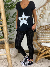 Load image into Gallery viewer, Fashion Casual Loose Star Top Sequin Pants Set