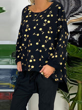 Load image into Gallery viewer, Retro Casual Loose Cherry Top Pants Set