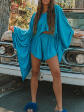 Load image into Gallery viewer, Casual Loose Solid Color Round Neck Collar Two-piece Suit