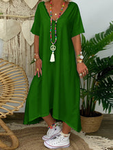 Load image into Gallery viewer, Simple And Comfortable Casual Loose Soft And Comfortable Maxi Dress