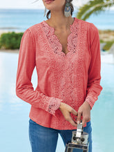 Load image into Gallery viewer, Vintage Elegant V-Neck Romantic Lace Top