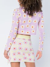 Load image into Gallery viewer, V-neck Floral Print Knit Suit