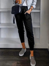 Load image into Gallery viewer, Simple Casual Loose Short Sleeve Top Pants Knitted Suit