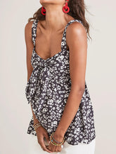 Load image into Gallery viewer, Fashion Strapless Floral Print Maternity Top