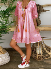 Load image into Gallery viewer, Short Sleeve Loose Casual Dress