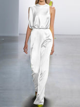 Load image into Gallery viewer, Solid Color Sleeveless Fashion Ladies Jumpsuit