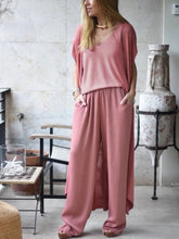 Load image into Gallery viewer, Simple Casual Loose Top Pants Coat Comfortable Soft Three-Piece Suit