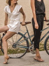 Load image into Gallery viewer, V-neck Solid Color Casual Suit