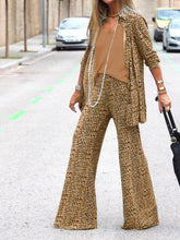 Load image into Gallery viewer, Fashion Simple Casual Loose Shirt Top Pants Suit
