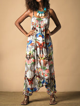 Load image into Gallery viewer, Sling Sleeveless Printed Casual Jumpsuit