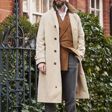 Load image into Gallery viewer, Men'S Fashion Solid Color Lapel Single-Breasted Loose Coat