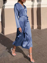 Load image into Gallery viewer, Fashion Long-sleeved All-match Slim Dress