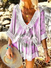 Load image into Gallery viewer, Fashionable Casual Bohemian Printed Mini Dress