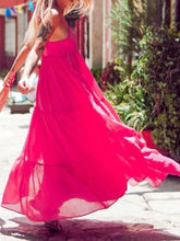 Load image into Gallery viewer, Summer Pure Color Slip Maxi Dress