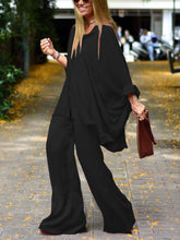 Load image into Gallery viewer, Fashionable Elegant Loose Shirt Pants Suit