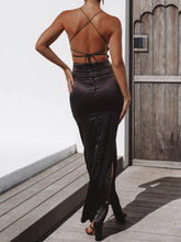 Load image into Gallery viewer, Fashion Suspenders Evening Dress