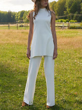 Load image into Gallery viewer, Graceful Sleeveless Top Slim Trousers Women's Suit