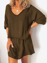 Load image into Gallery viewer, Casual Fashion V-Neck Dress