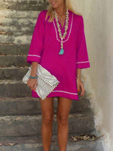 Load image into Gallery viewer, V-Neck Casual Dress