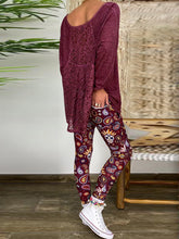 Load image into Gallery viewer, Casual Printed Pants Two-piece Suit