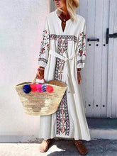 Load image into Gallery viewer, Fashionable Casual Bohemian Print Dress
