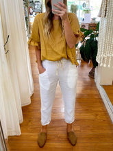 Load image into Gallery viewer, Round Neck Trumpet Sleeve Solid Color Suit