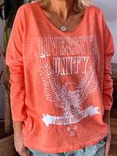 Load image into Gallery viewer, Long Sleeve V-neck Print T-shirts